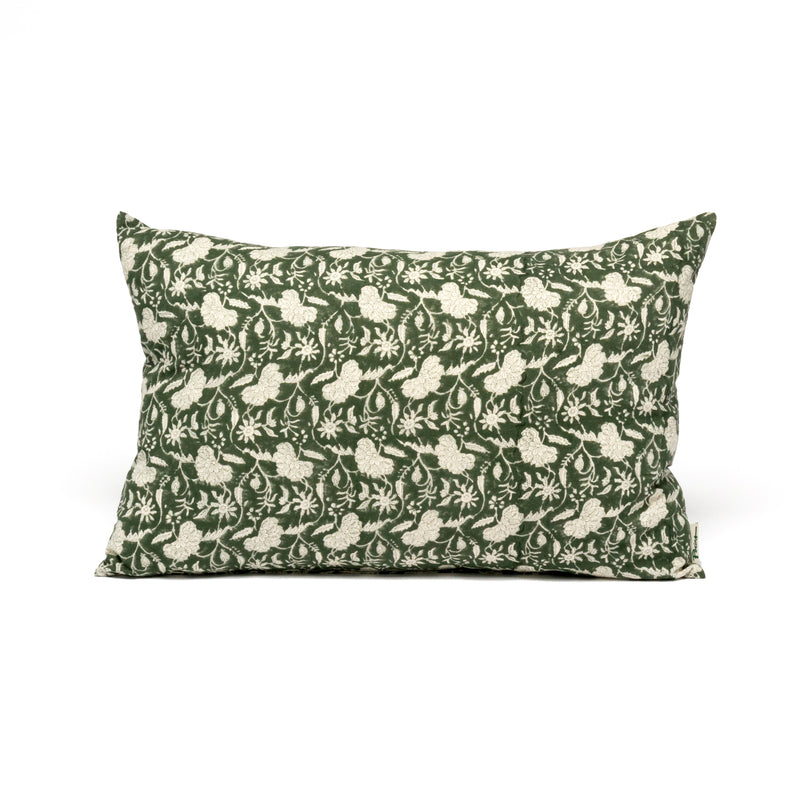 Green Print Dust Cushion