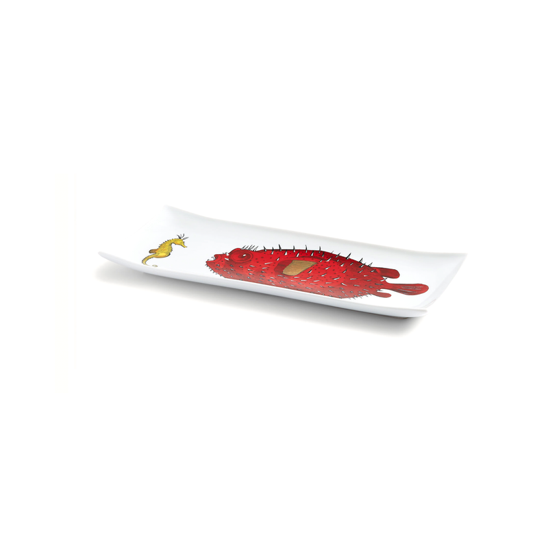 Fornasetti Affronto Rectangular Tray