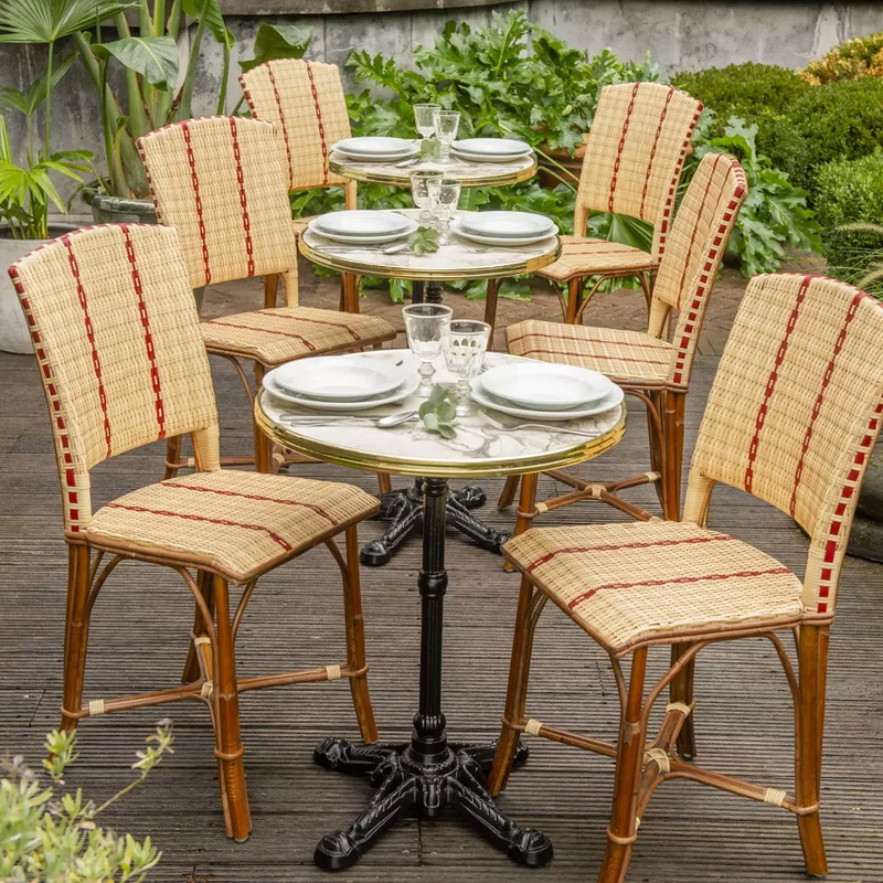 Bistro Chair in Rattan + Resin