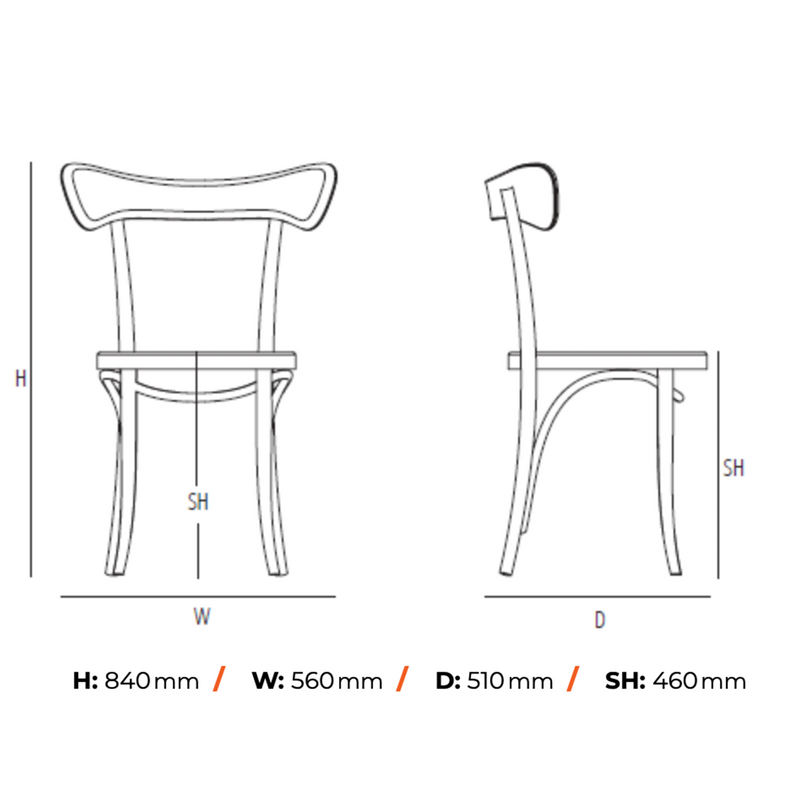 GTV Caféstuhl Lacquered Chair