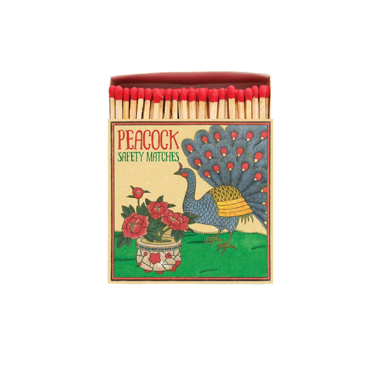 Caixa de Fósforo Peacock