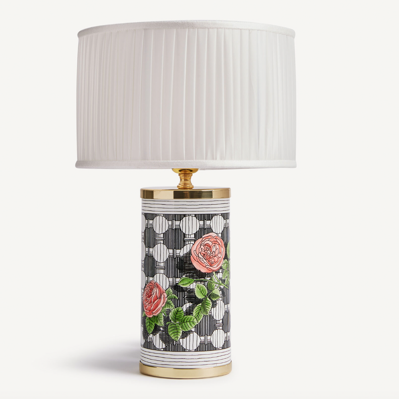 Fornasetti Small Musciarabia Lamp with Roses