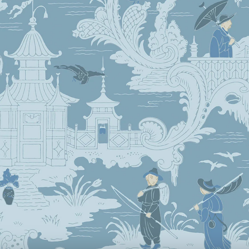 Papel de Parede Cole&Son Chinese Toile