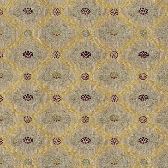 Arjumand Mughal Ocra Gold Fabric