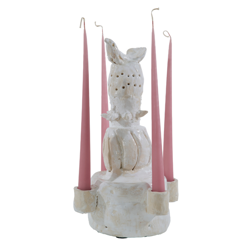 Candelabro de Cerâmica Poeira Design