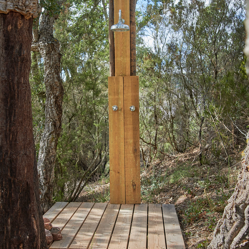 Outdoor Shower Dust