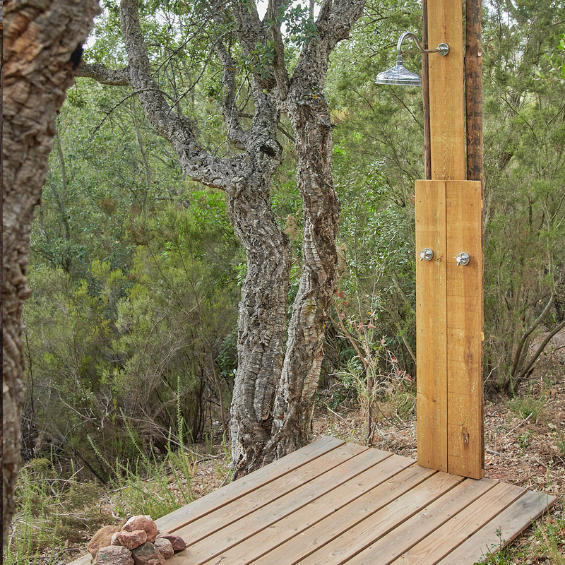 Outdoor Shower Dust