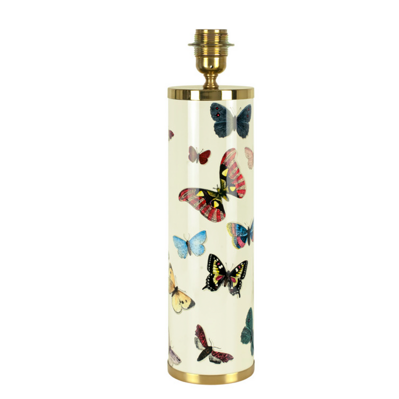 Fornasetti Farfalle Cylindrical Lamp