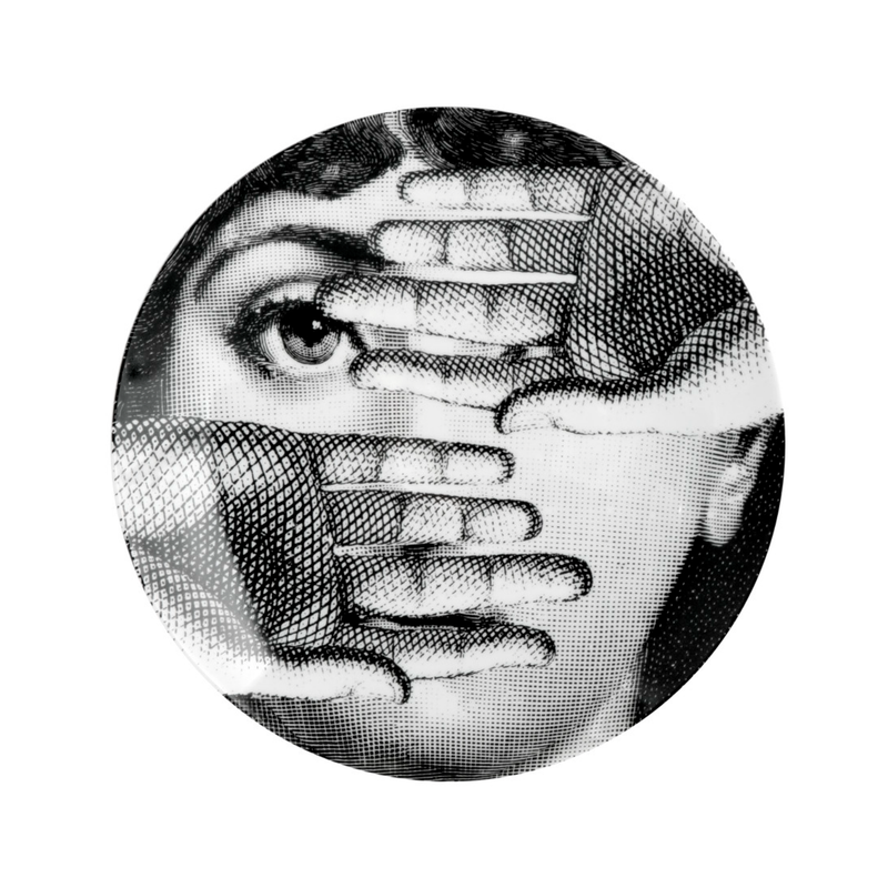 Fornasetti Tema e Variazioni wall plate n.154