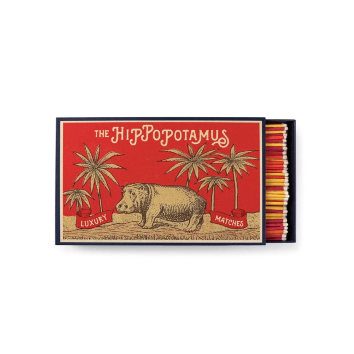 Caixa de Fósforo Grande Hippopotamus