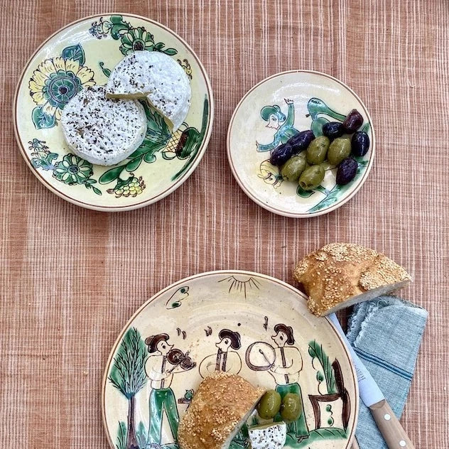 Ceramic Fruit Plate from Romania