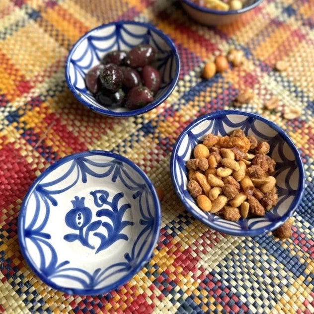Tigela de Antipastos de Cerâmica de Granada