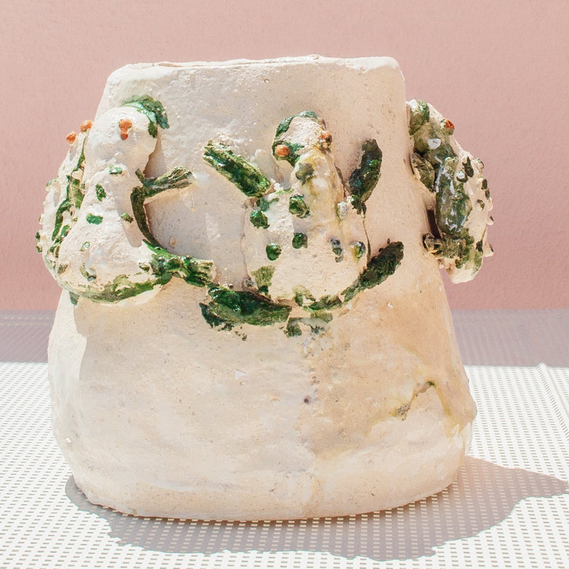 Sapo Ceramic Vase
