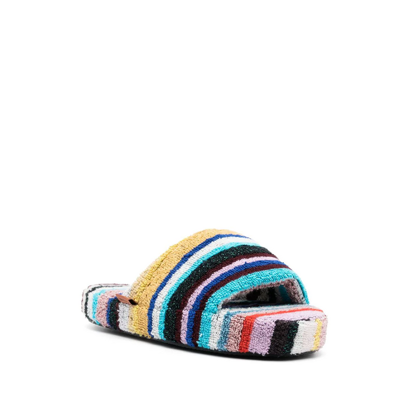 missoni striped slippers