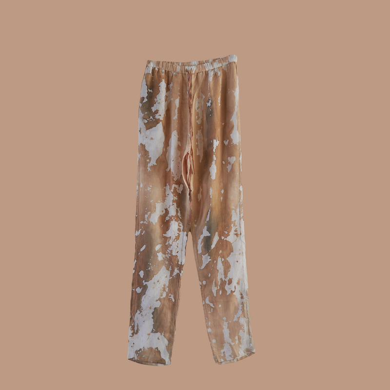 Tie Dye Dust Pajamas Button Shirt