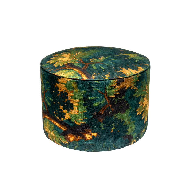 Poeira Round Green Pouf