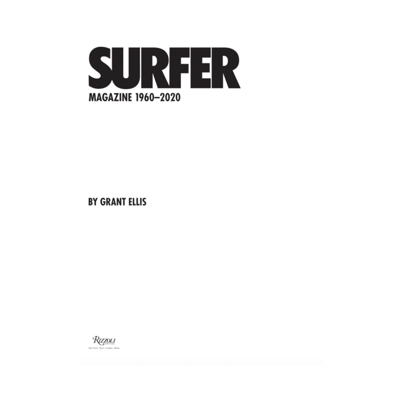 Surfer Magazine Book 1960-2020
