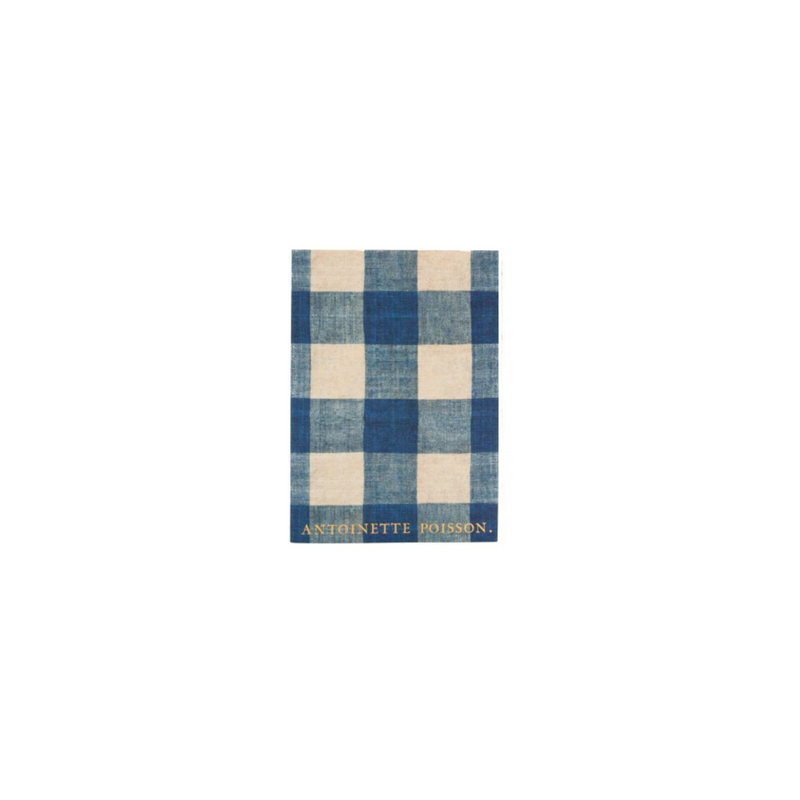 Caderno Antoinette Poisson Small carreaux indigo 84