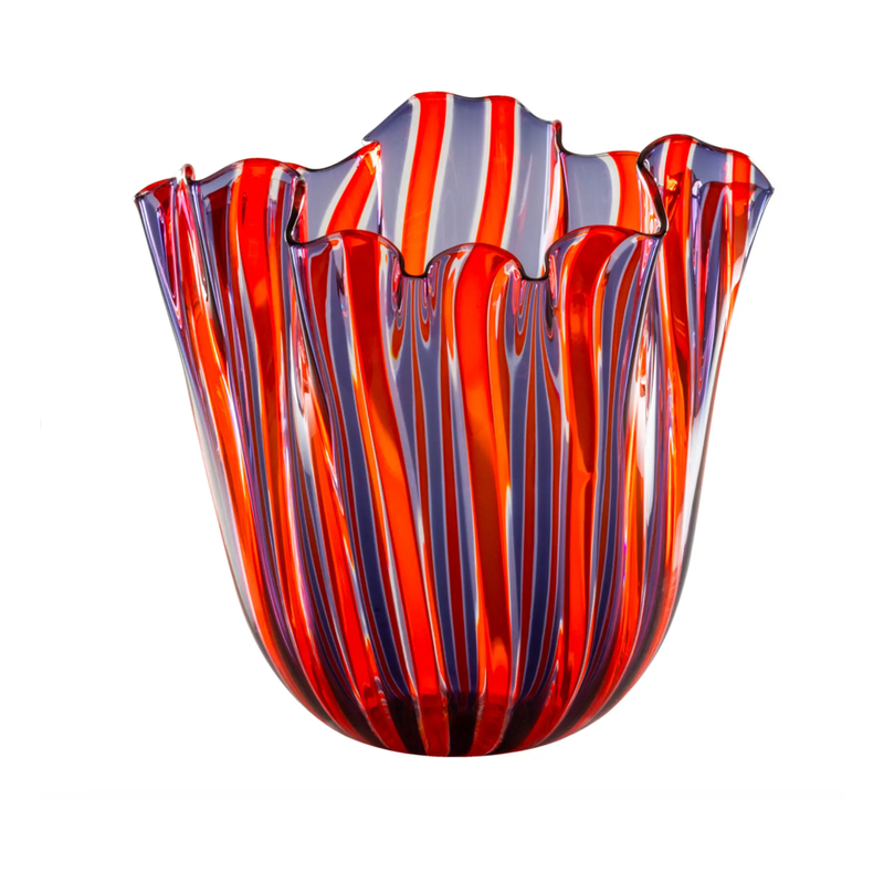 Venini Vase Fazzoletto a Canne