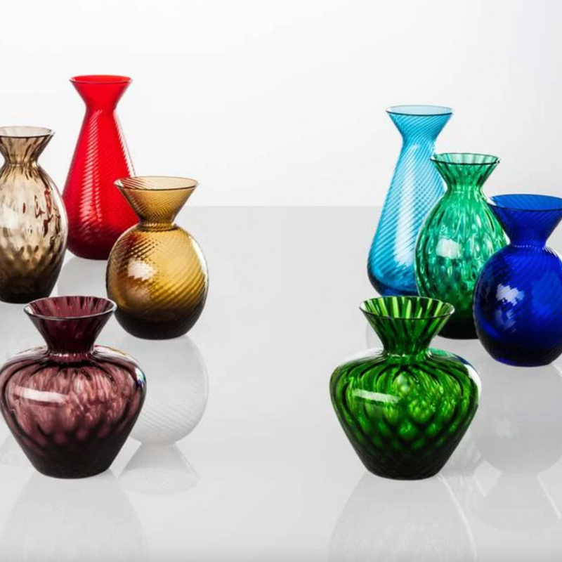 Venini Gemme Rosso Vase