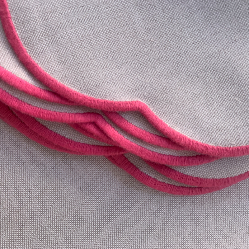 Round Placemat with Contour
