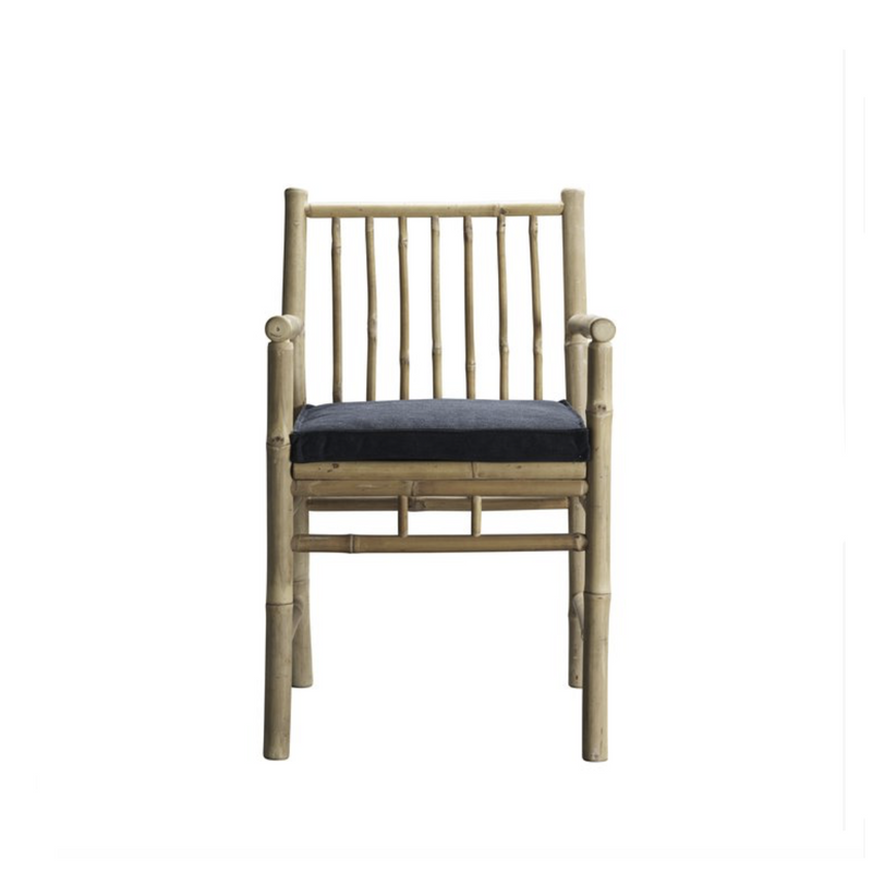 Chair with Bamboo Armrest