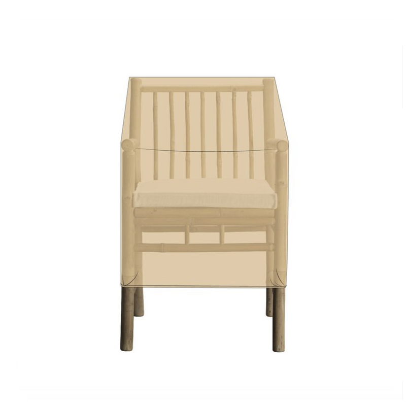 Chair with Bamboo Armrest