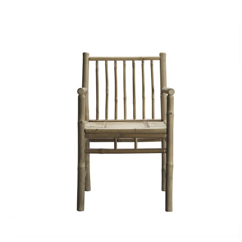 Chair with Bamboo Armrest