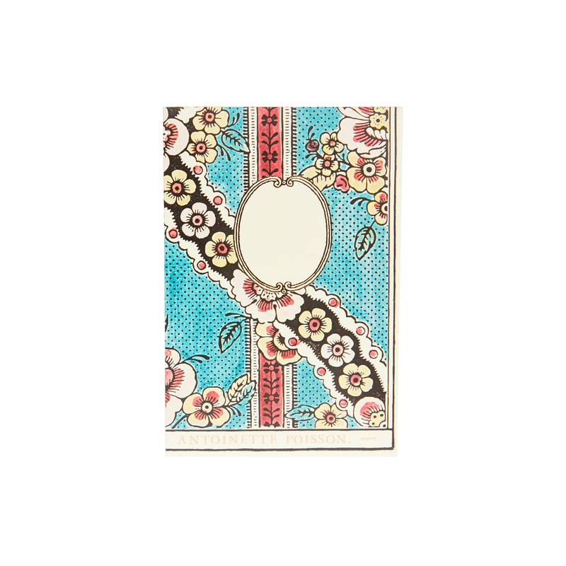 Antoinette Poisson Flower Garland Notebook