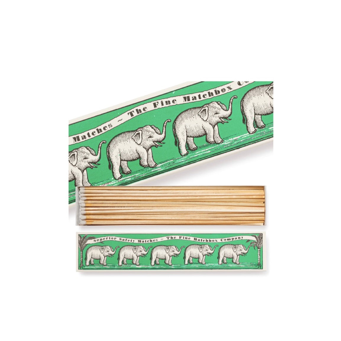 Caixa de Fósforo Green Elephants