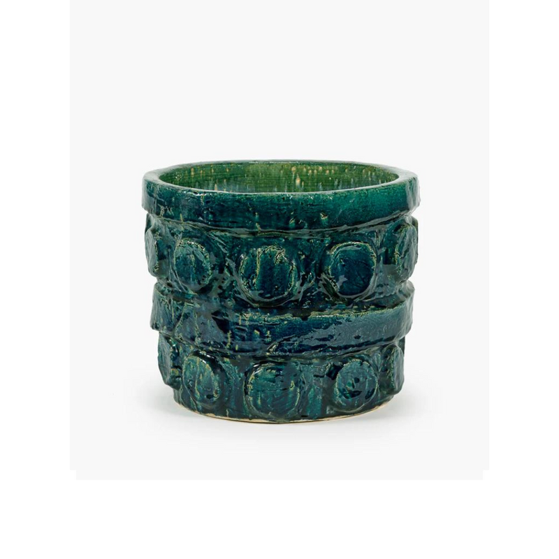 Bela Silva Vaso de flores L azul verde - Olha para mim
