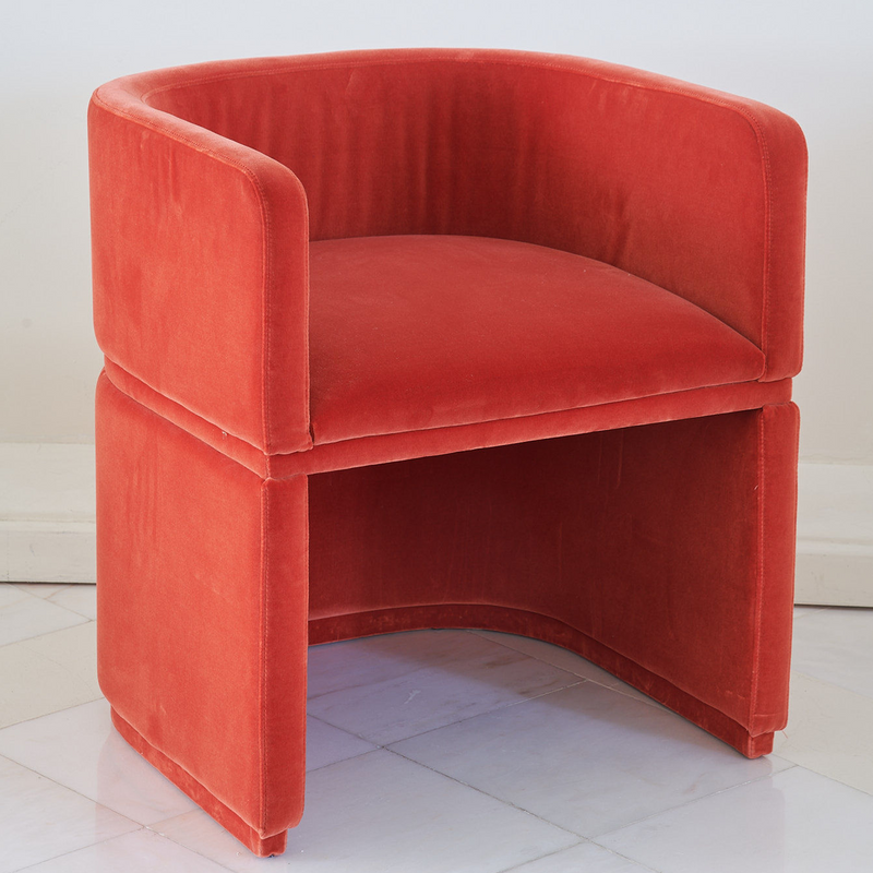 Half Moon Armchair Dust