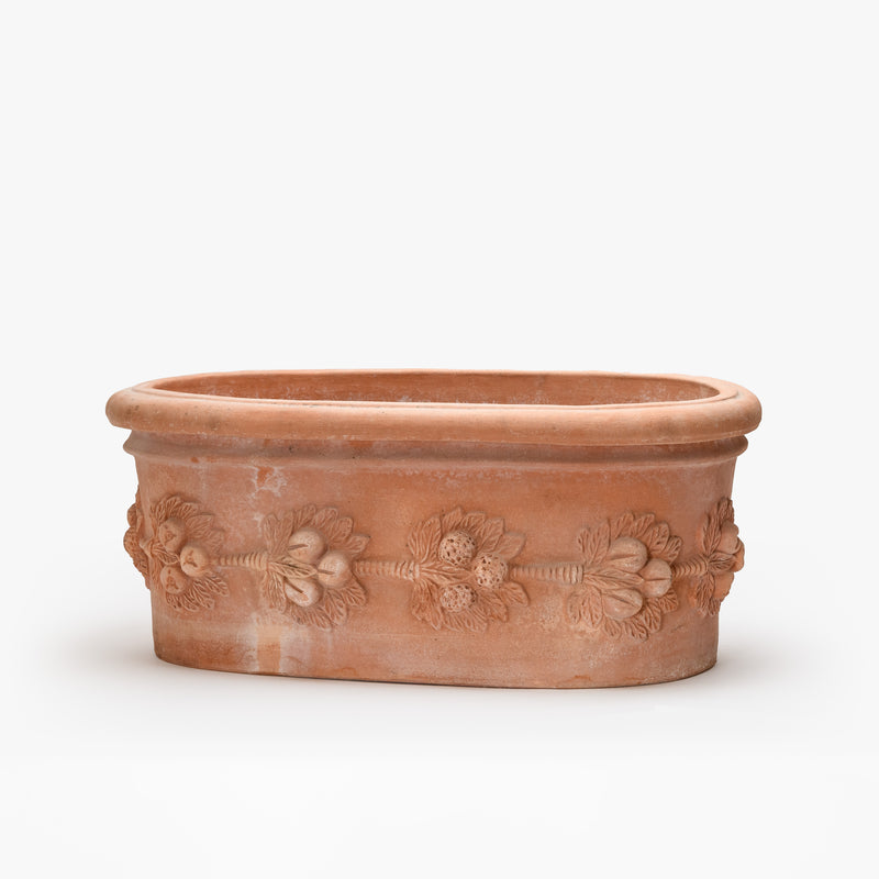 Vase with Fruit Relief