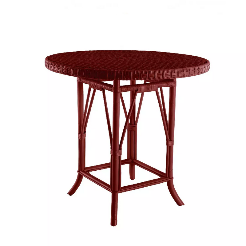 Eugenie Table in Lacquered Rattan