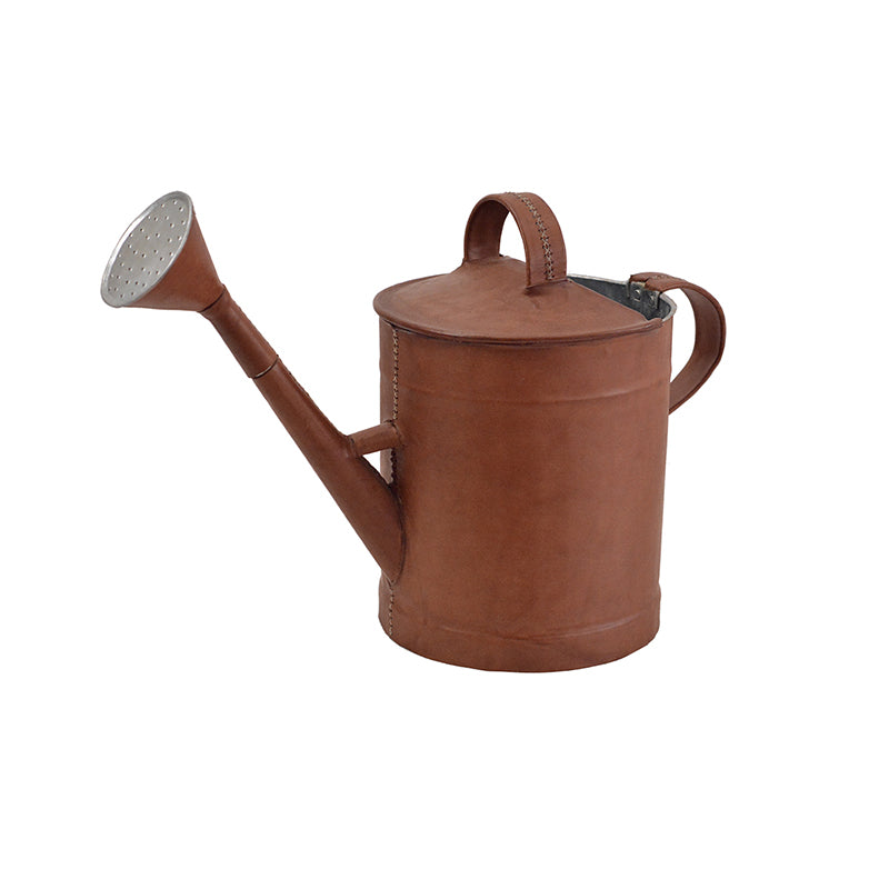 Brown Leather Garden Watering Can