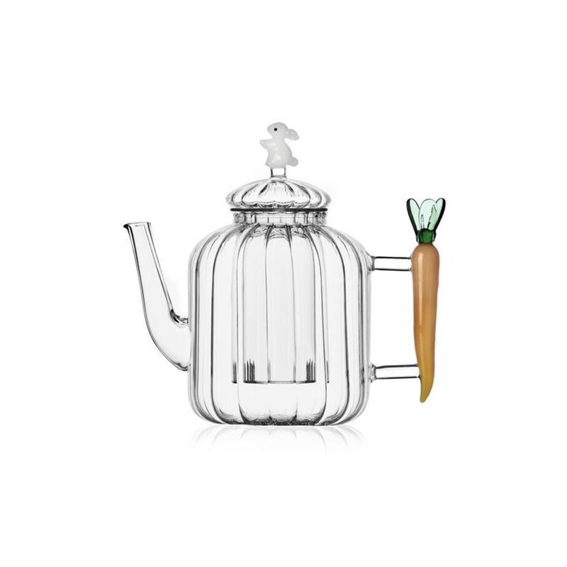 Carrot and White Rabbit Teapot