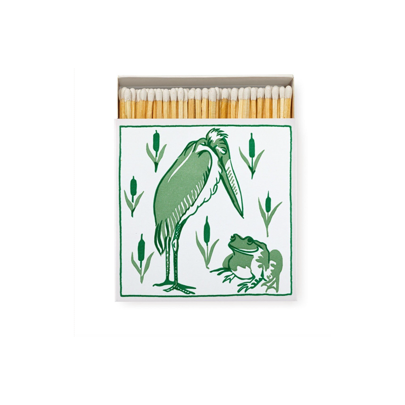 Stork and Frog Matchbox