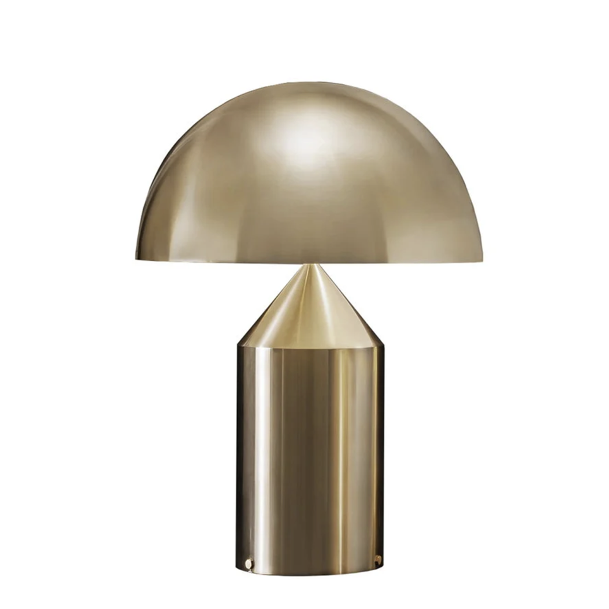 Oluce Atollo Gold Table Lamp Poeira Design