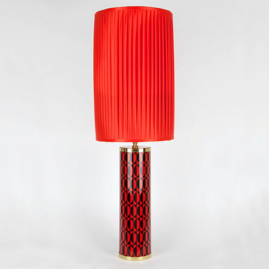 Fornasetti Losanghe Cylindrical Lamp