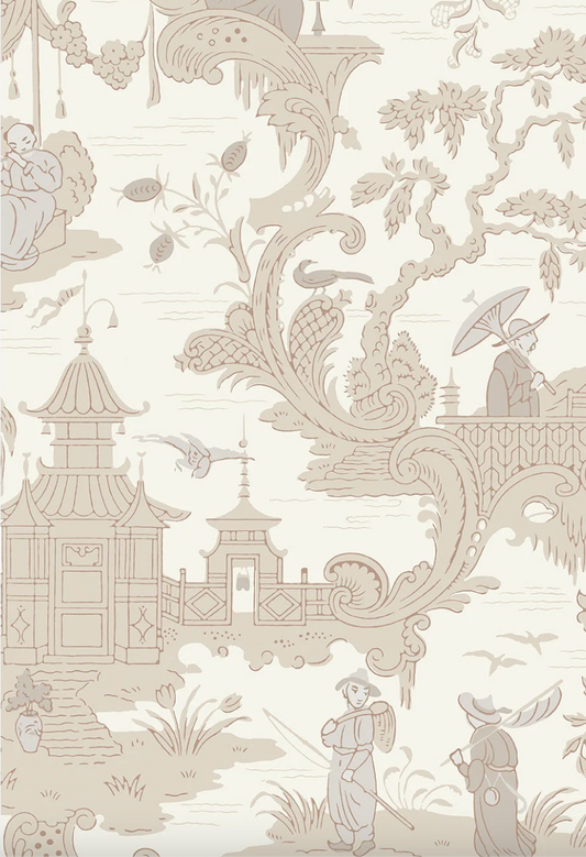 Cole&amp;Son Chinese Toile Wallpaper
