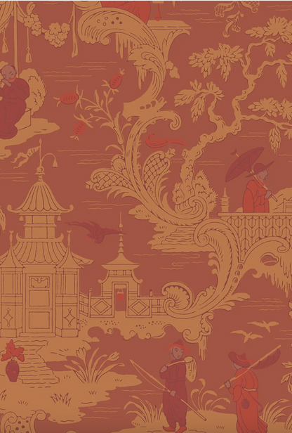 Papel de Parede Cole&Son Chinese Toile