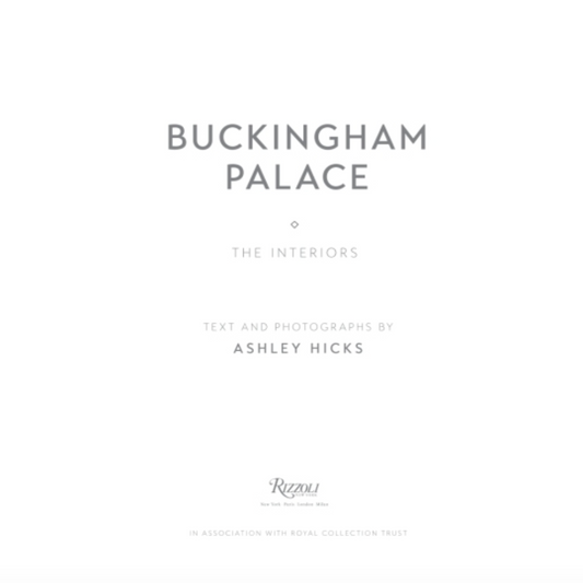 Livro Buckingham Palace: The Interiors