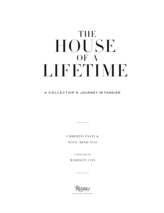 Livro The House of a Lifetime: A Collector’s Journey in Tangier