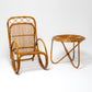 Poeira Cadeira de Bamboo Vintage