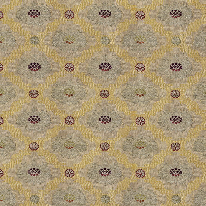 Arjumand Mughal Ocra Gold Fabric