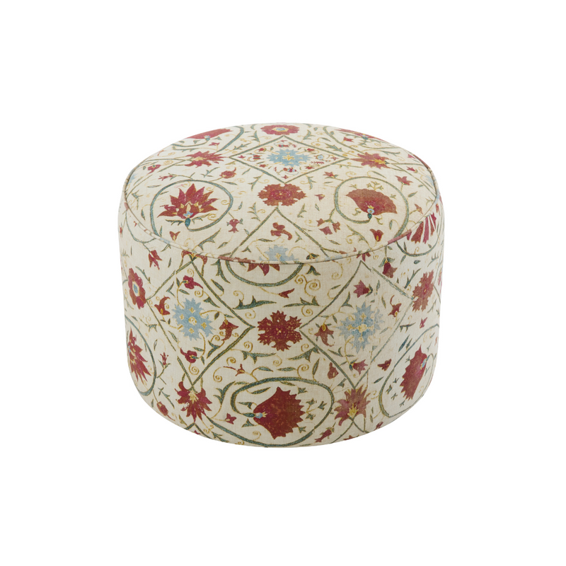 Pouf Poeira Flores Grandes