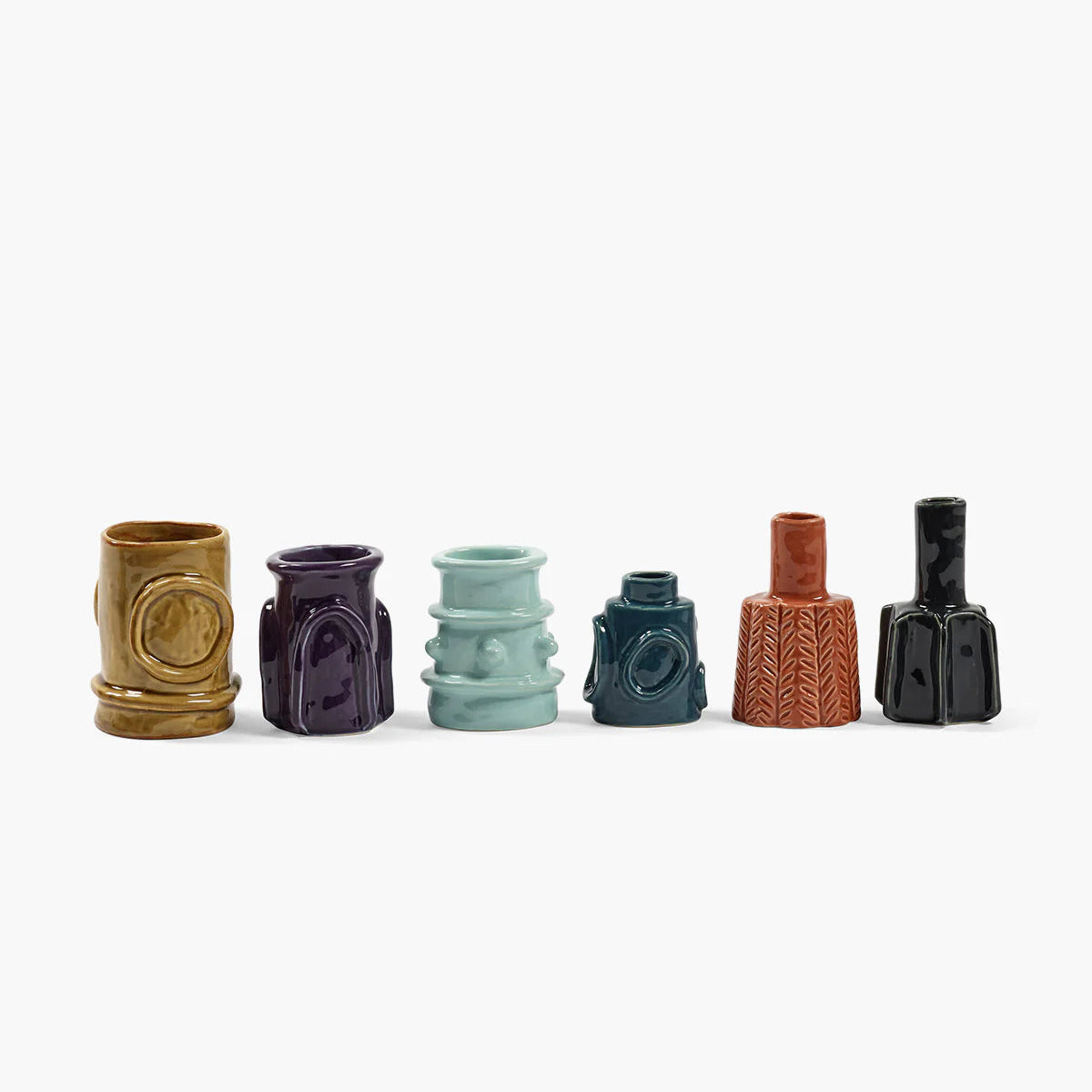 Vase – ass/6 glazed Molly