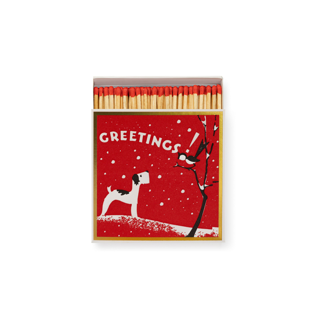 Caixa de Fósforo Winter Greetings! Matchbox