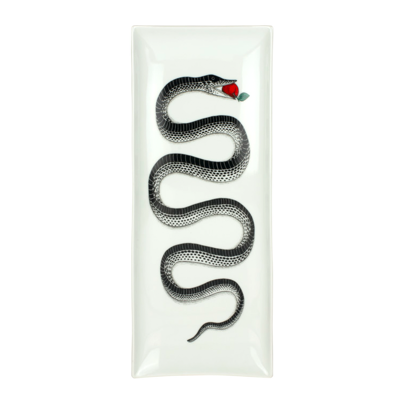 Fornasetti Serpent Rectangular Tray