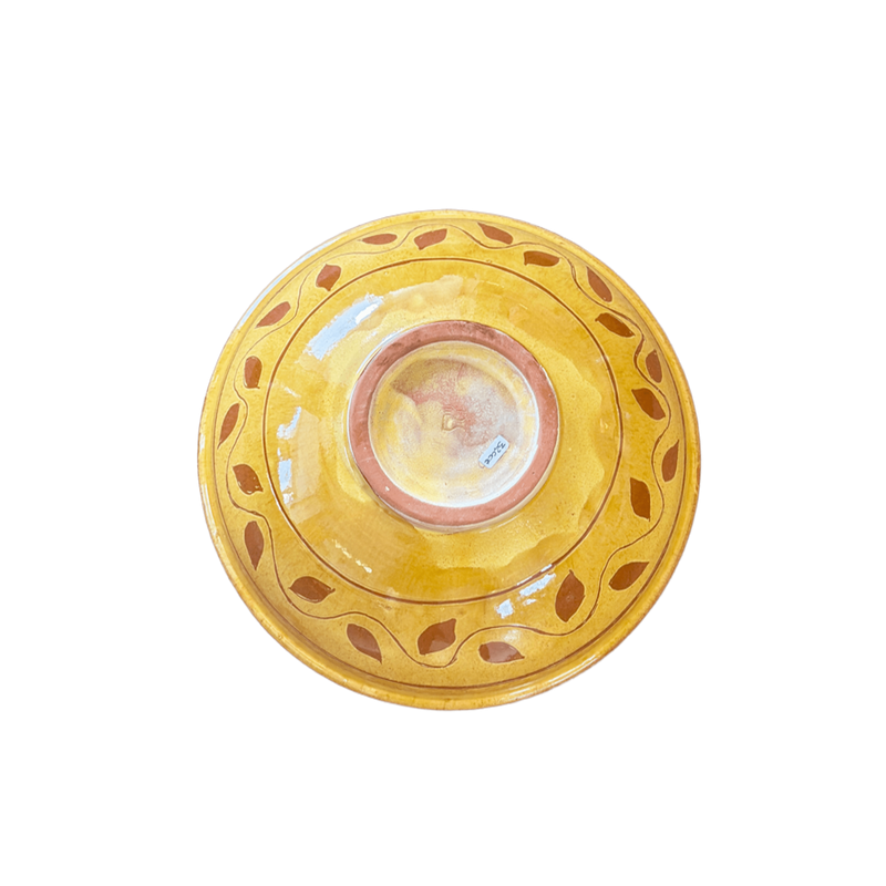 Tigela cerâmica amarela Poeira Design